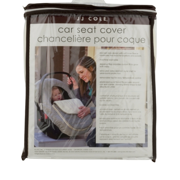 J J Cole Car Seat Cover Khaki - Picture 3 of 5